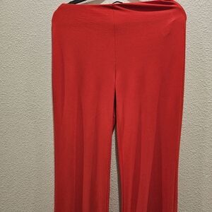 Elegant Red Women's Pants